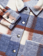 Noella - Viksa Jacket Short Wool - winter jackets - navy/brown checks - 2