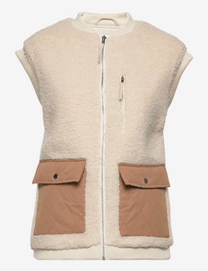 Effi Pile Vest Polyester - down- & padded jackets - camel/sand mix