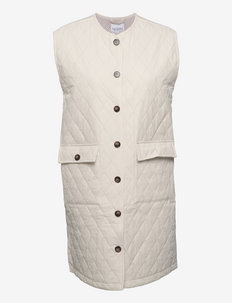 Jane Quilt Waistcoat - down- & padded jackets - offwhite