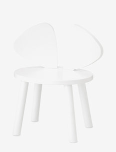 Mouse Chair 2-5 years - krzesła i stołki - white