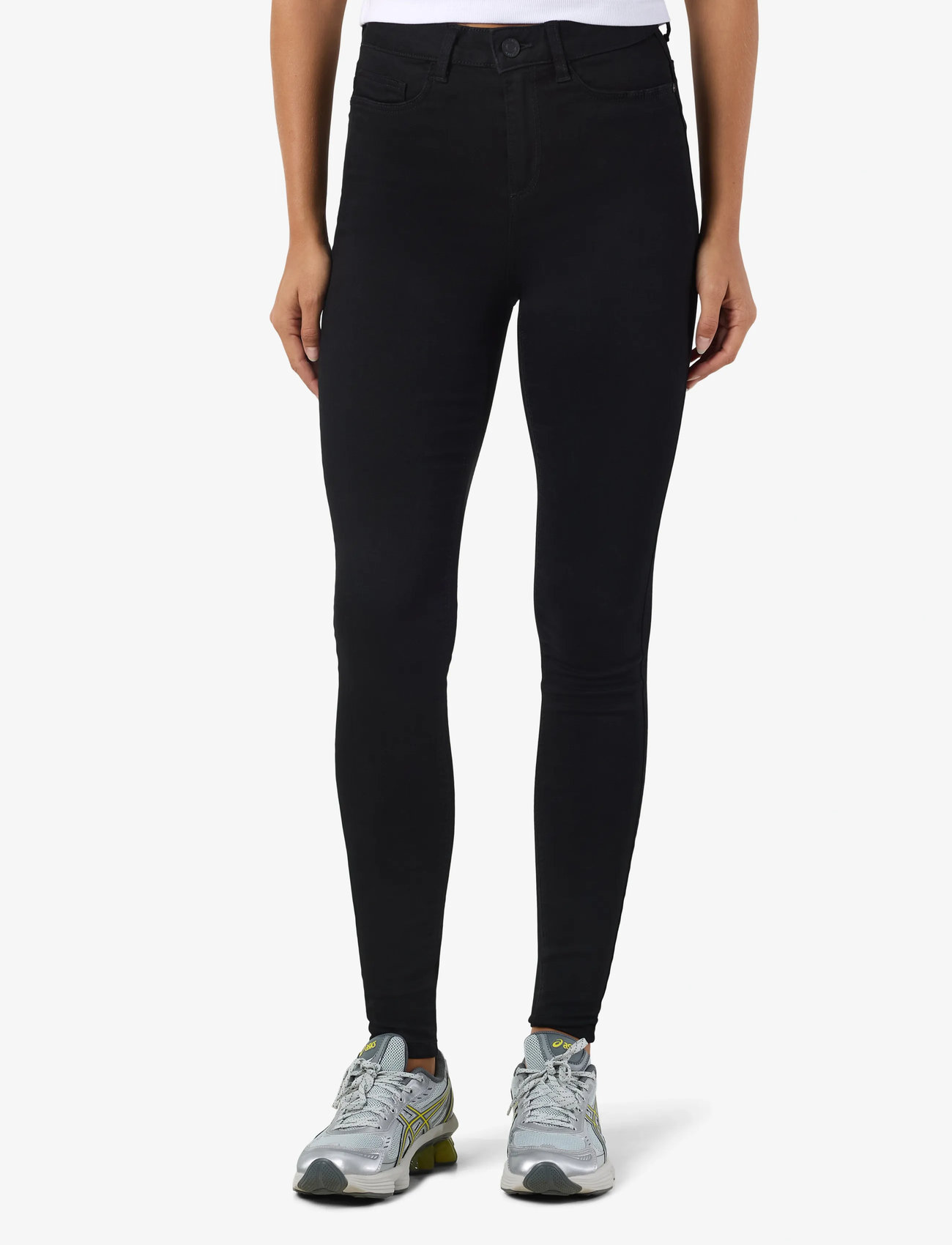 NOISY MAY Nmcallie Hw Skinny Black Jeans Fwd Noos, 32 x 32, Black, Jeans > Skinny, Dame