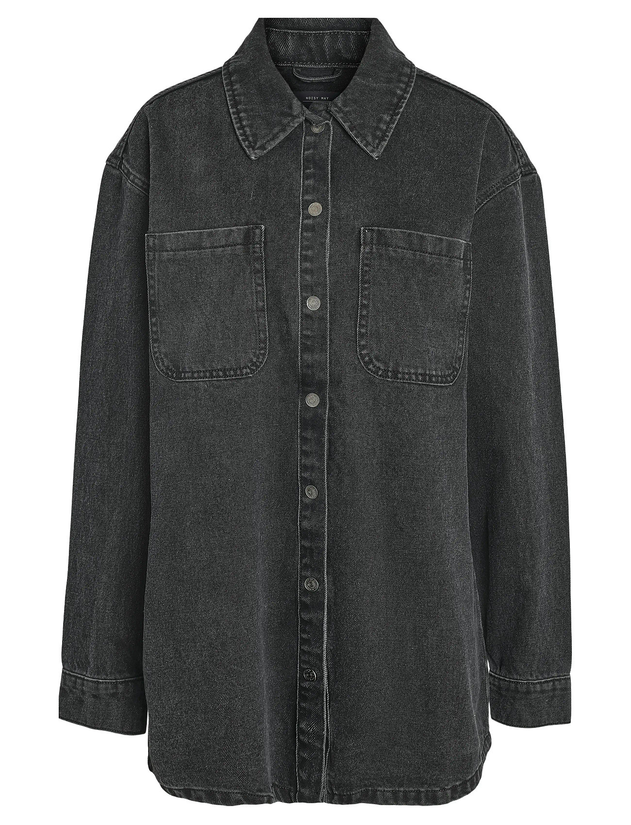 Nmalva L/S Denim Shacket Az387Bl Fw Noos Grey NOISY MAY