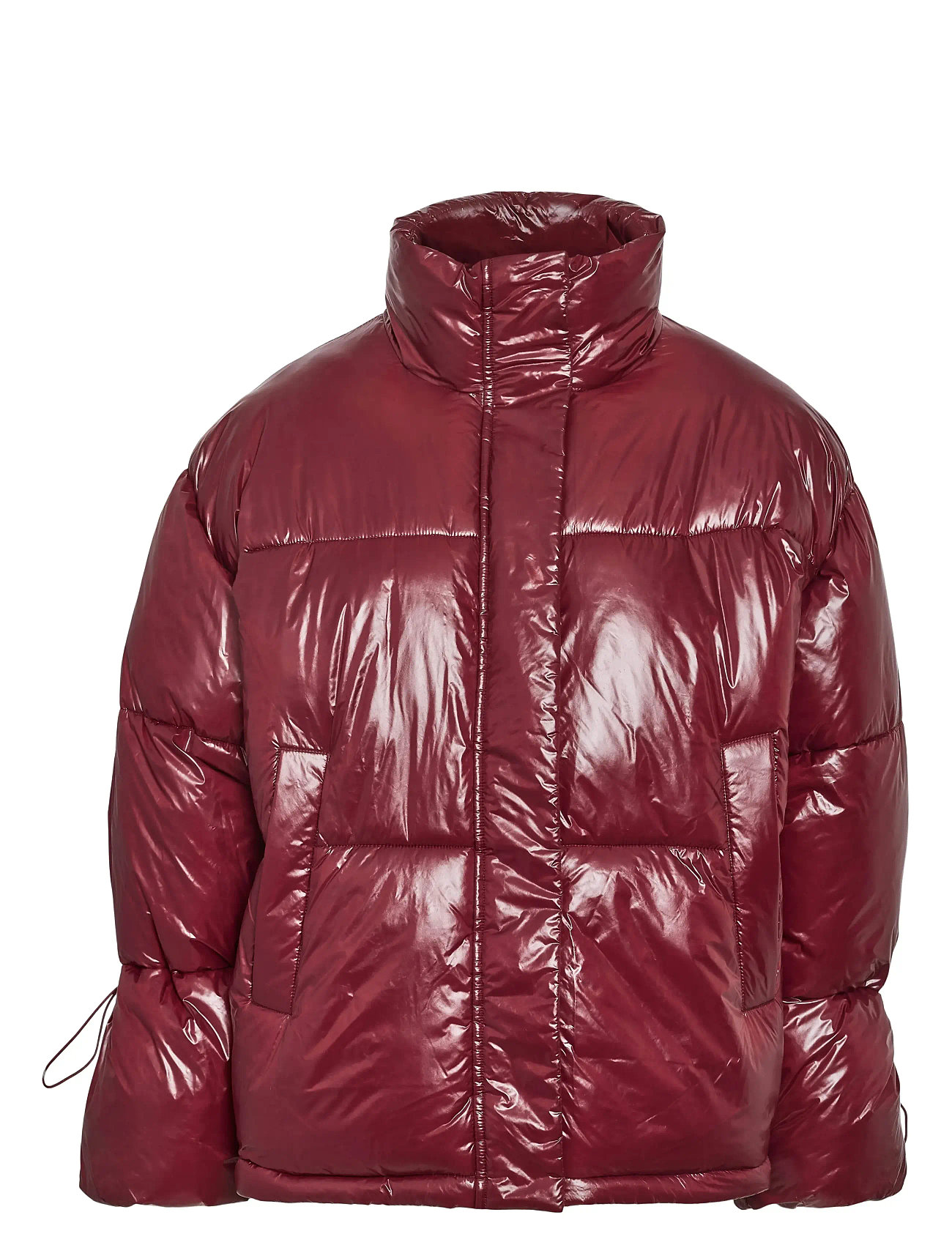 NOISY MAY Nmallie Shiny Puffer Noos Rot - M - Damen