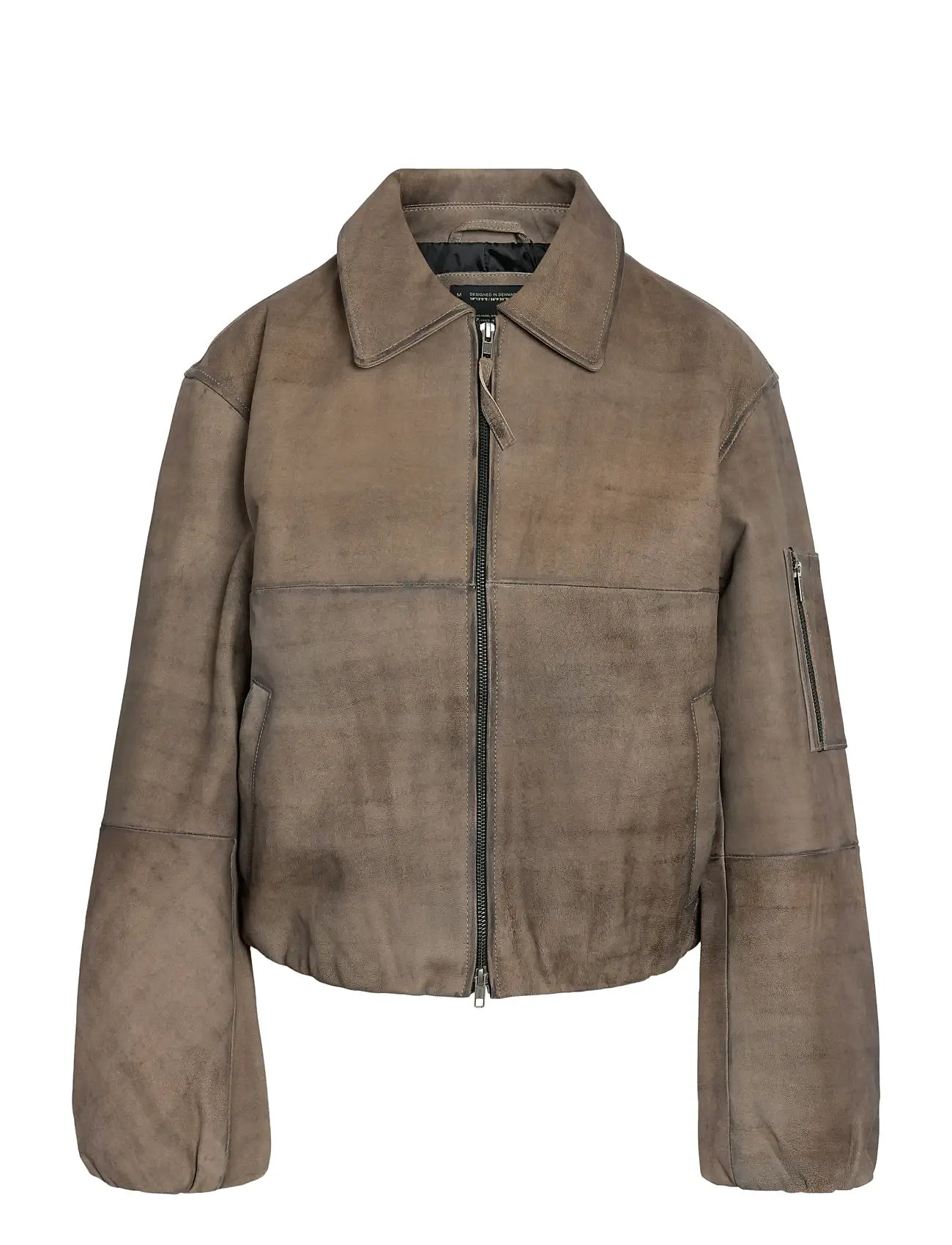 NOISY MAY Nmannie Leder Jacke Braun - M - Damen