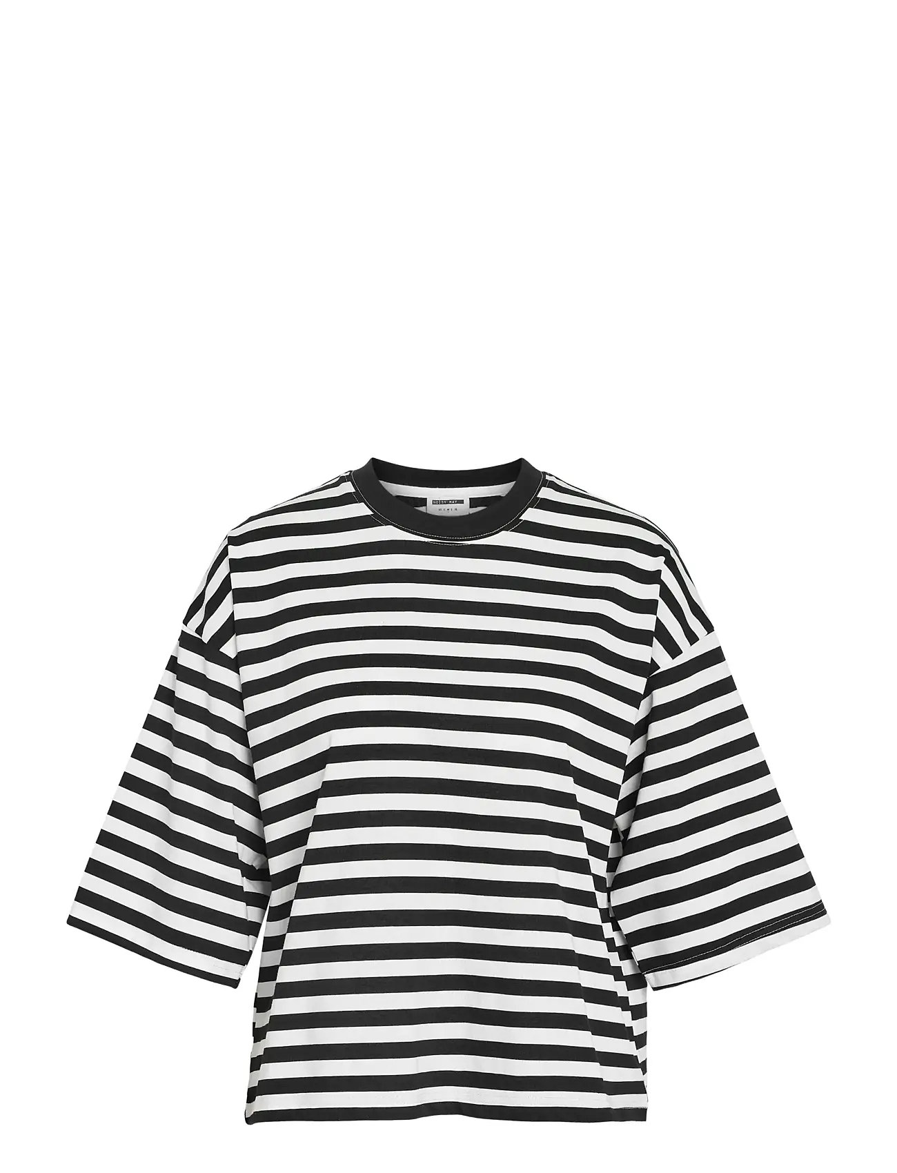 NOISY MAY Nmember 2/4 Stripe Sweat Noos Schwarz - L - Damen