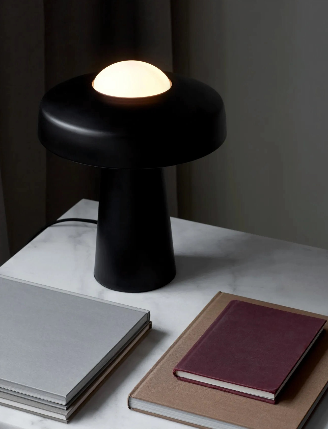 Nordlux Time | Bordlampe, H34 cm, Black, Lamper > Bordlamper, Unisex
