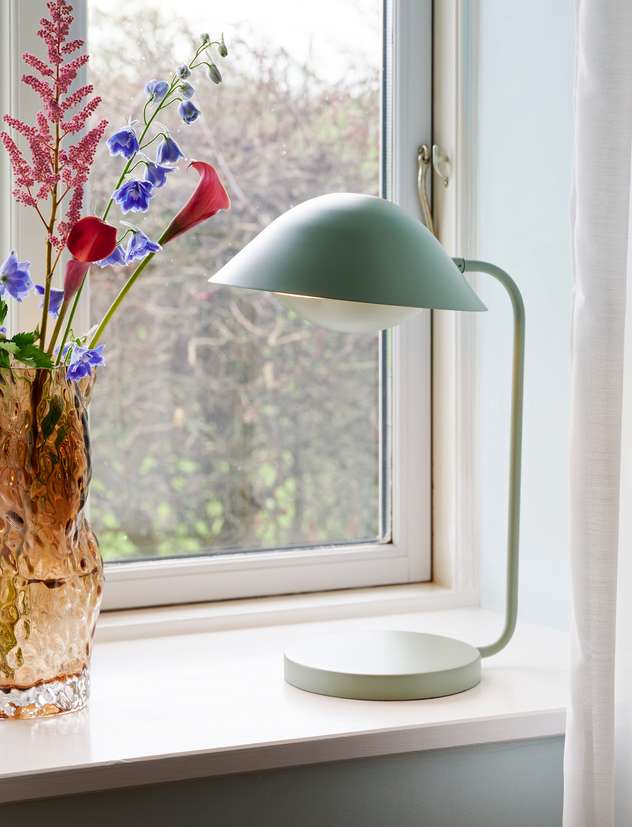 Nordlux Freya | Bordlampe |, One Size, Grey, Lamper > Bordlamper, Unisex