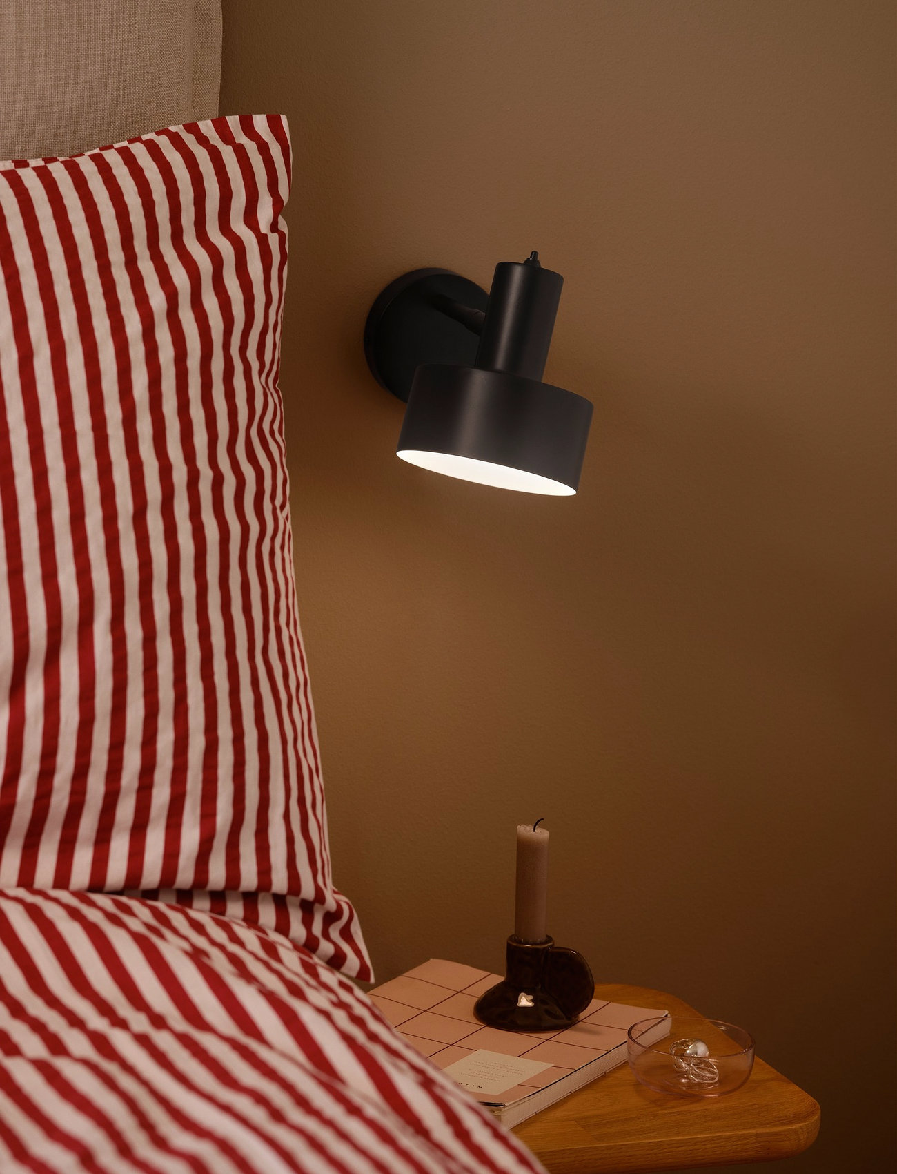 Nordlux Matis | Væglampe, Ø 12.5 cm, Black, Lamper > Væglamper, Unisex