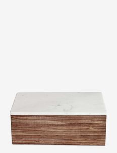 Marblelous wooden box - holzkästen - white