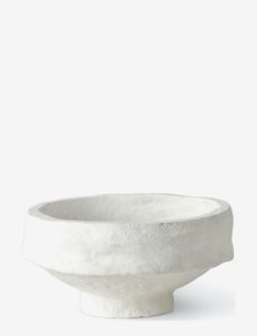 SUSTAIN Sculptural Bowl - dekoschalen - white