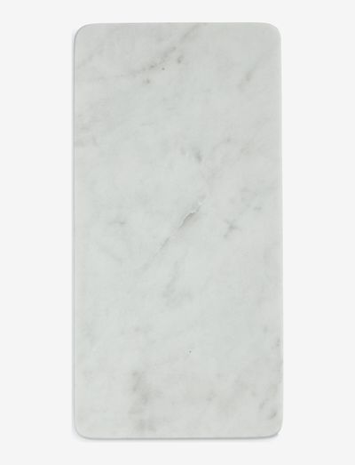 Marblelous board small - servierplatten - white