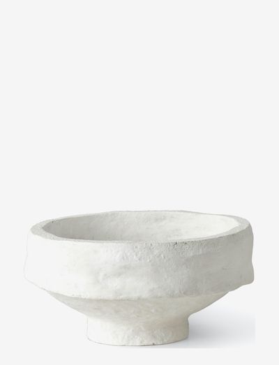 SUSTAIN Sculptural Bowl - decorative platters - white