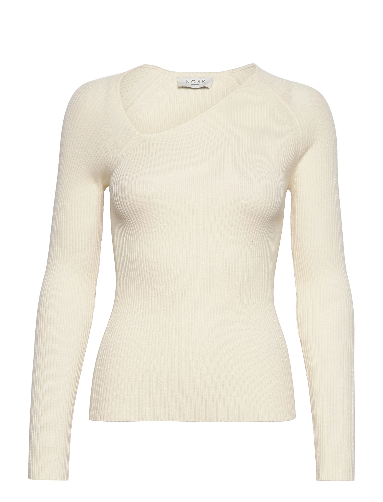 Sherry Knit Top Tops T-shirts & Tops Long-sleeved Cream NORR