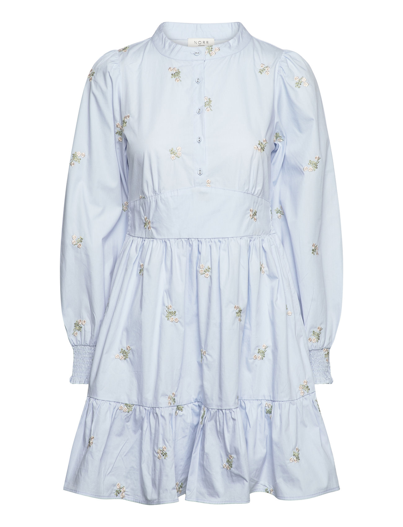 Miluna Embroidery Dress Blue NORR