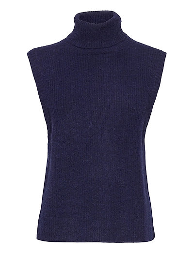 NORR Elisha Neck Waist Coat - Knitted vests - Boozt.com