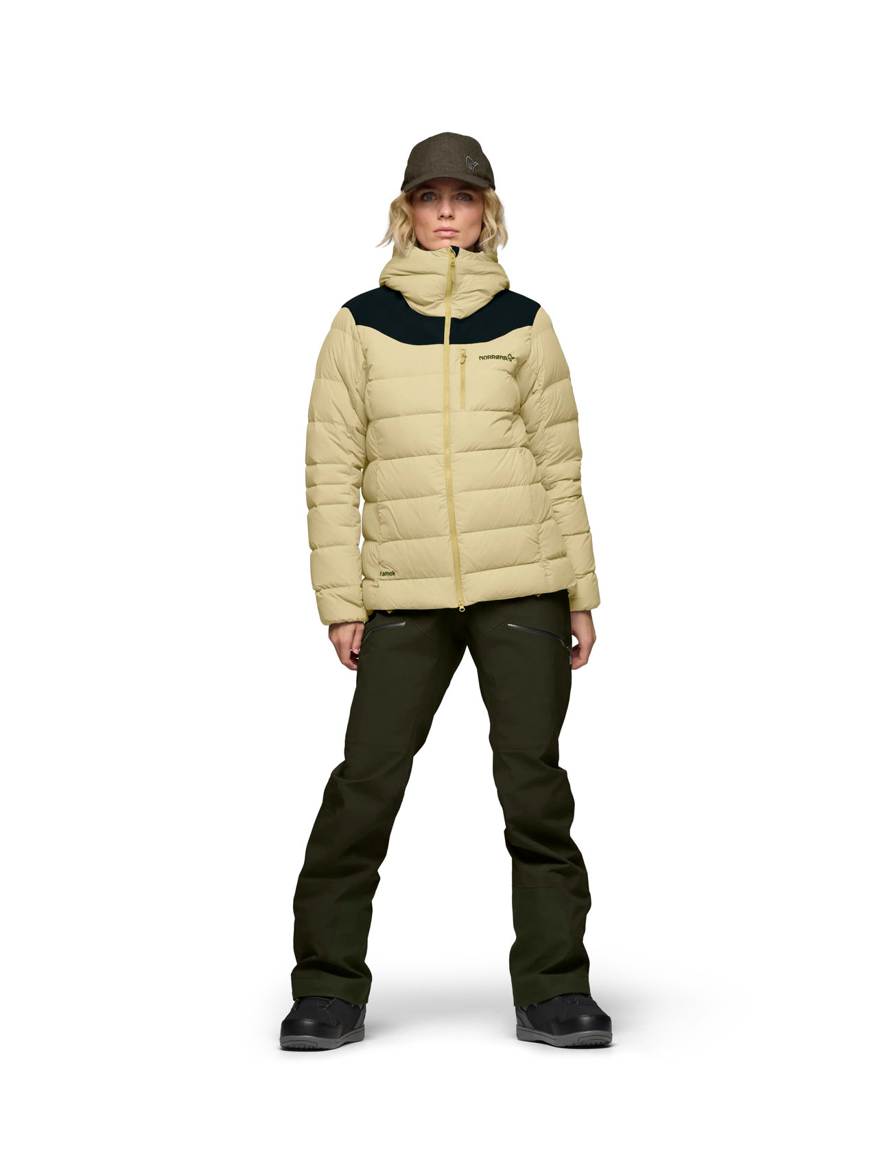 Norrøna Tamok Down750 Jacket W's, M, Green, Jakker > Vatteret Jakke, Dame