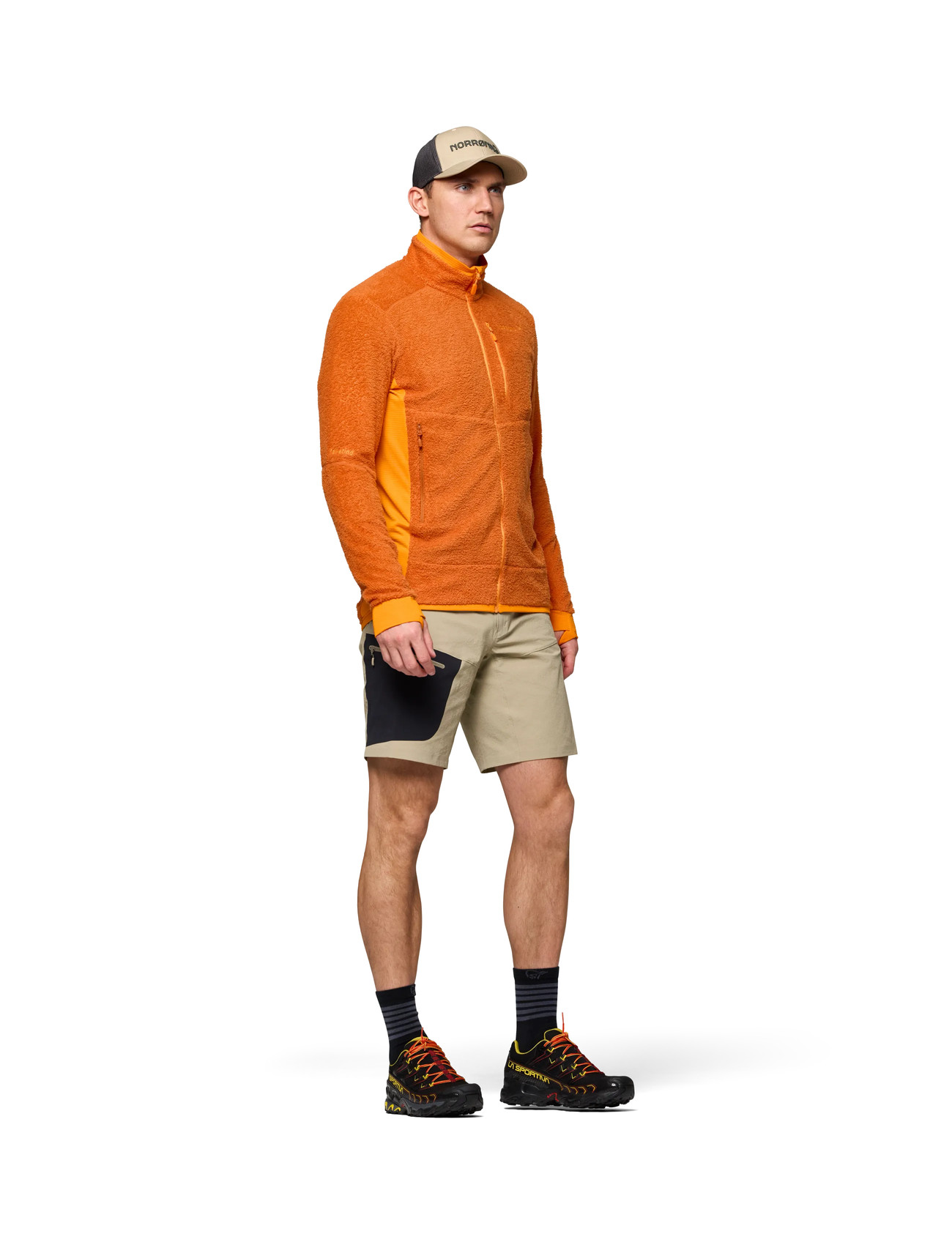 Norrøna Falketind Warm1 Active Jacket M's, XL, Orange, Sport Fleeces & Midlayers > Sport Fleeces, Herre
