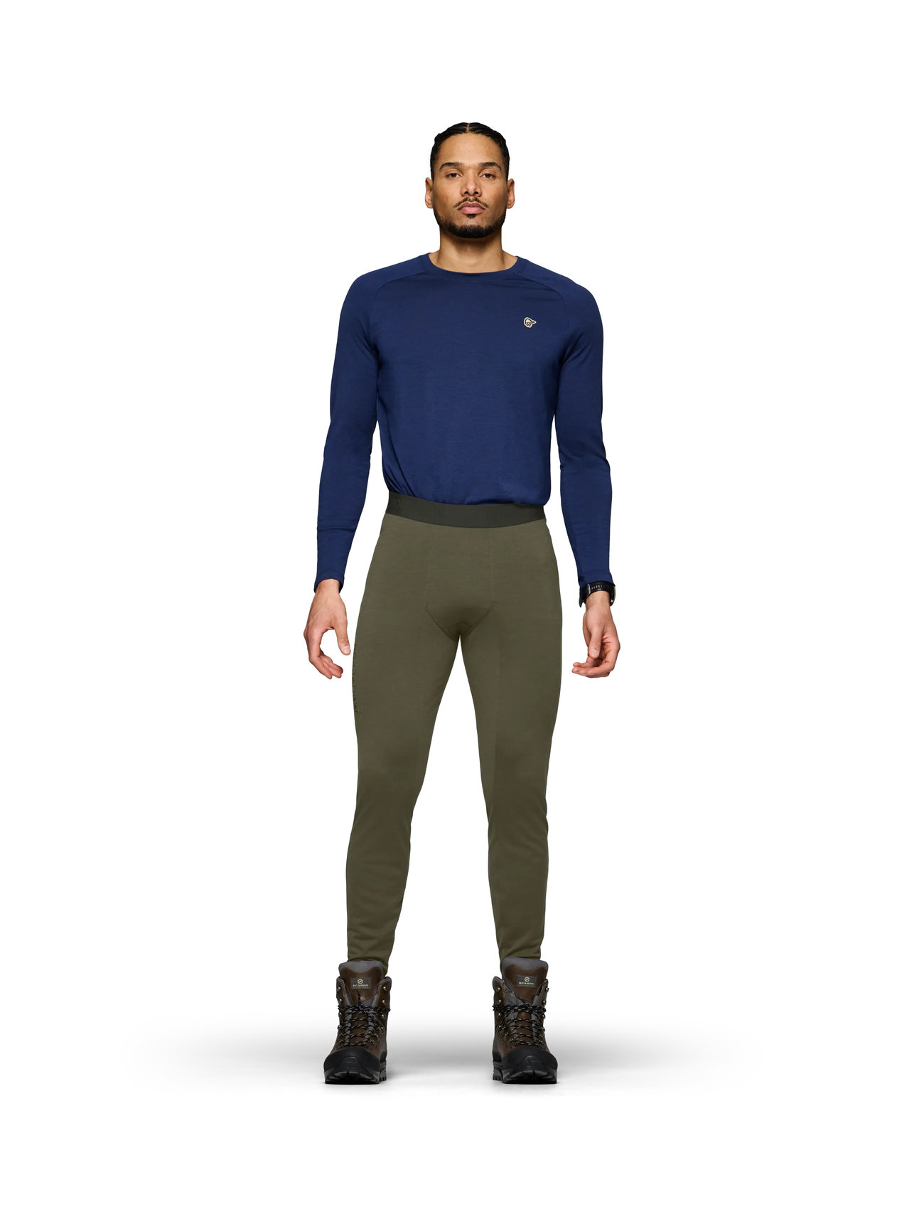 Norrøna Femund Pureull Longs M's, S, Green, Sport Base Layers > Sport Base Layer Underdele, Herre
