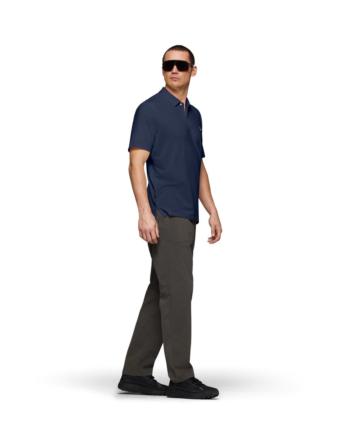 Norrøna Femund Equaliserull Polo Shirt M's, L, Navy, Sport Polos > Sport Short-sleeved Polos, Herre