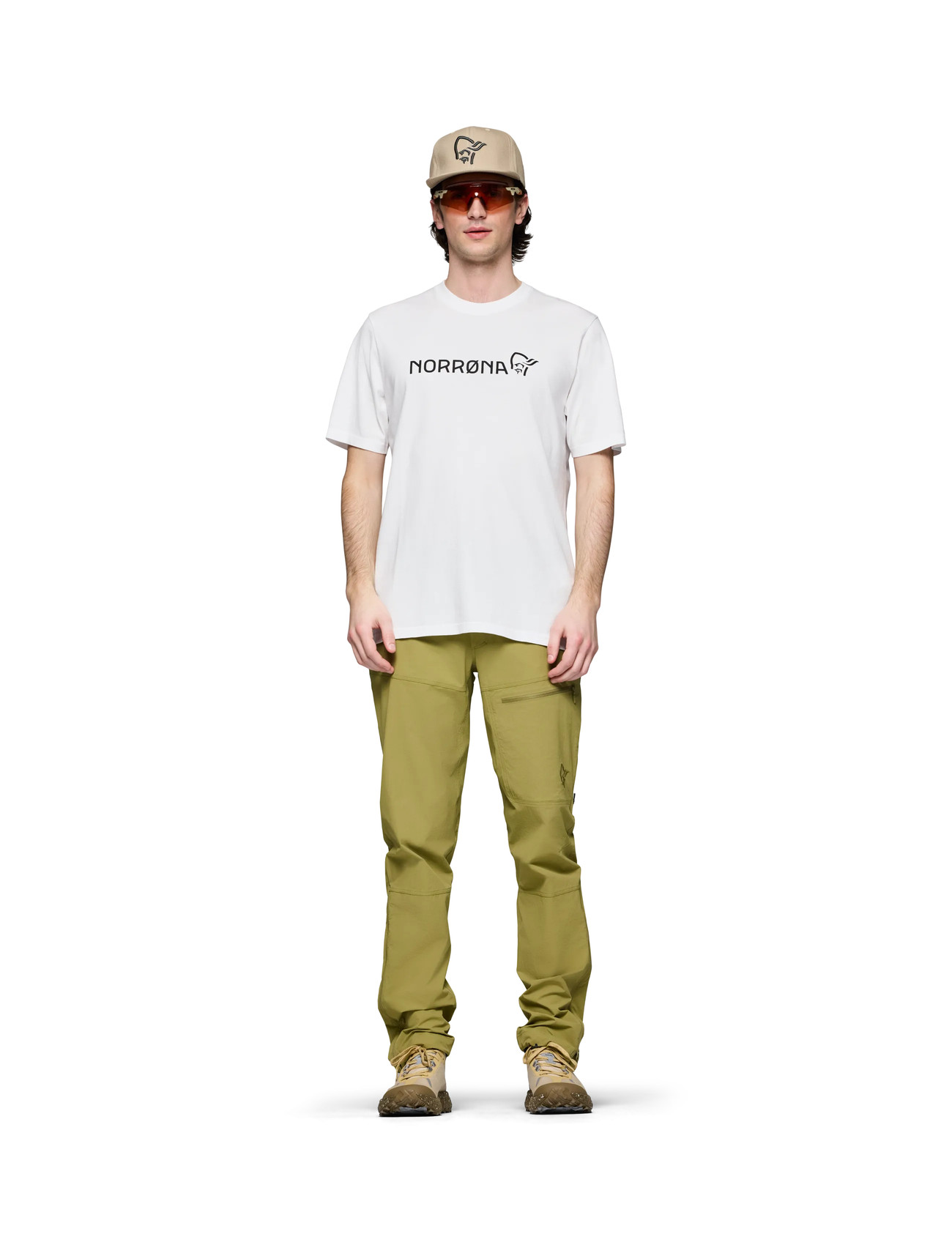 Norrøna /29 Cotton Norrøna Viking T-Shirt M's, XL, White, T-Shirts > Kortærmede, Herre
