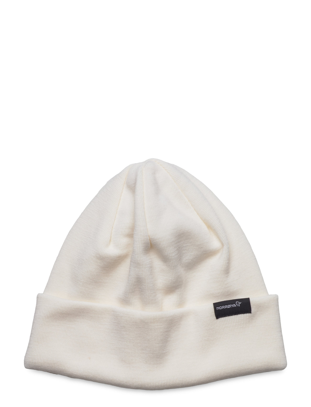 Norrøna /29 Mid Merinoull Beanie, One Size, White, Hovedbeklædning > Huer, Dame