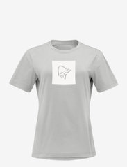 /29 cotton square viking T-Shirt W's - DRIZZLE MELANGE/SNOWDROP
