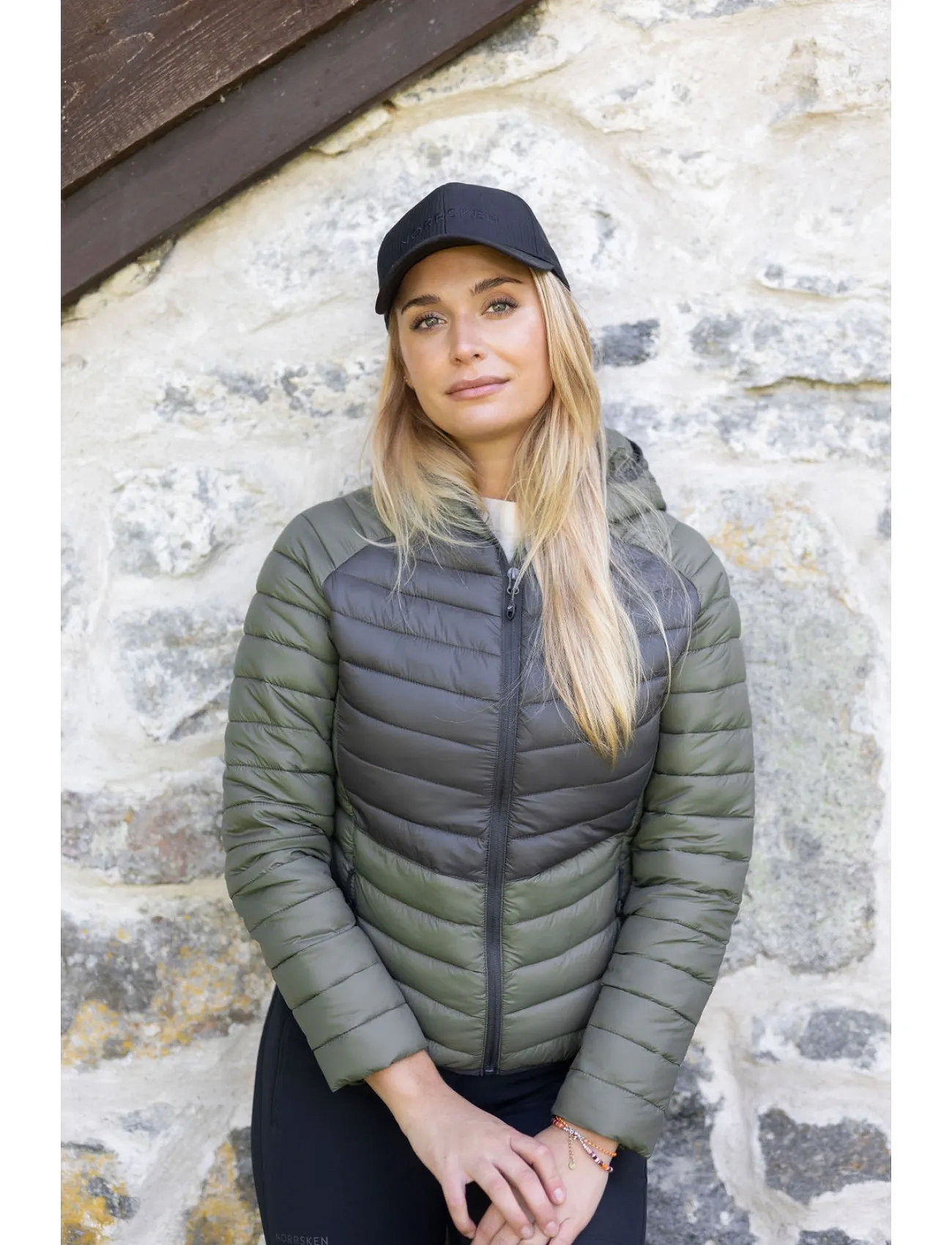 Norrsken Grindal Jkt W, 44, Khaki green, Jakker > Vatteret Jakke, Dame