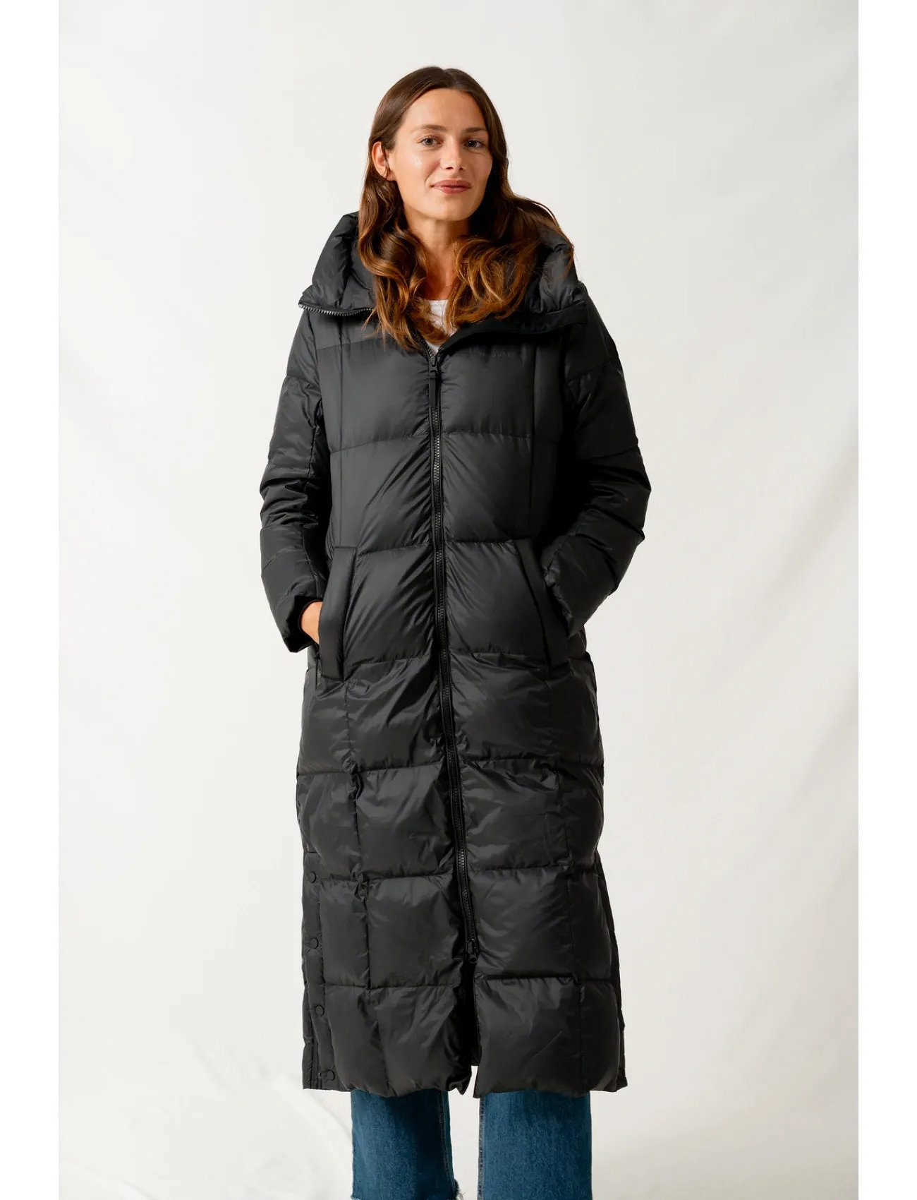 Norrsken Stockholm Jkt W, 36, Black, Frakker > Vatterede Frakker, Dame