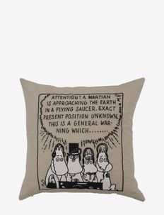 Moomin Martians coming cushion cover - pillow cases - natural
