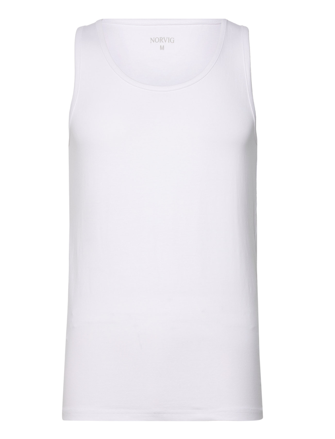 Men's Tank Top, Cotton/Stretch Tops T-shirts Sleeveless White NORVIG
