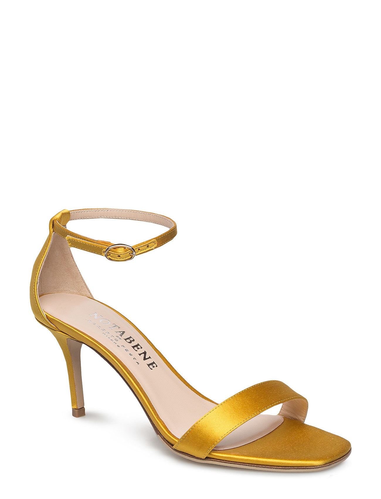 Magnolia Sandaal Met Hak Geel Notabene notabene kopen in de aanbieding