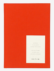 EVEN Notebook - Medium, Bright Red Cloth - plānotāji un piezīmju bloknoti - bright red