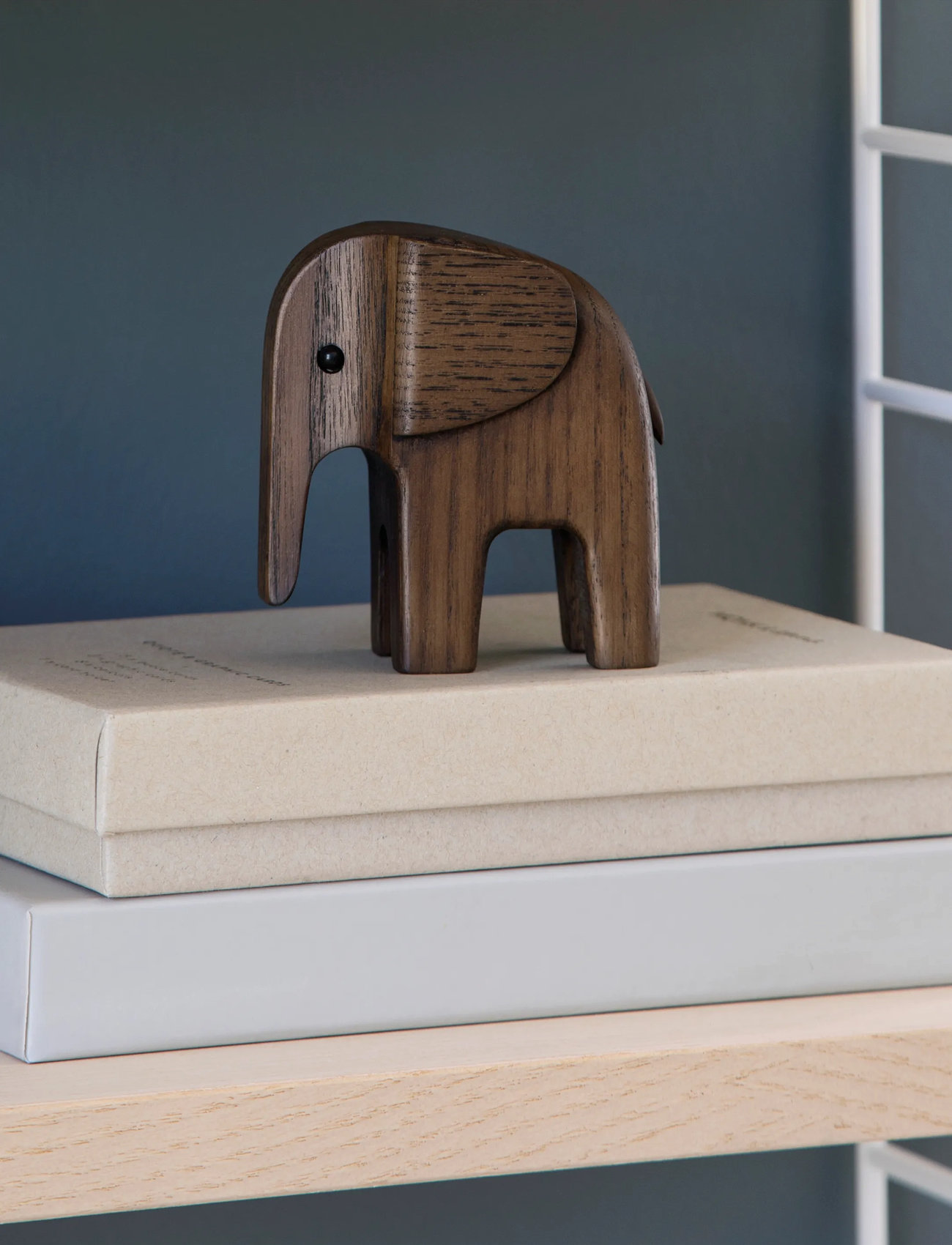 Novoform Baby Elephant, 7.7X4X7.5 cm, Brown, Dekorativt Tilbehør-Detaljer > Træfigurer, Unisex