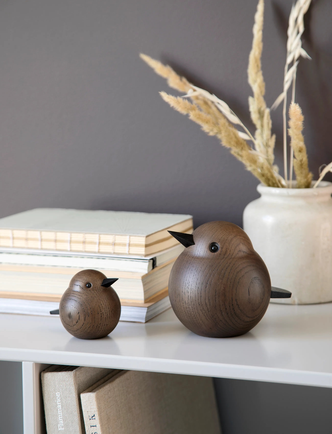 Novoform Baby Sparrow, H6 cm, Brown, Dekorativt Tilbehør-Detaljer > Træfigurer, Unisex