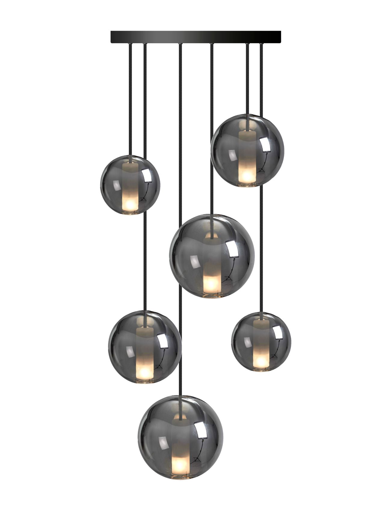 Moon Chandelier Home Lighting Lamps Ceiling Lamps Pendant Lamps Black NUD Collection
