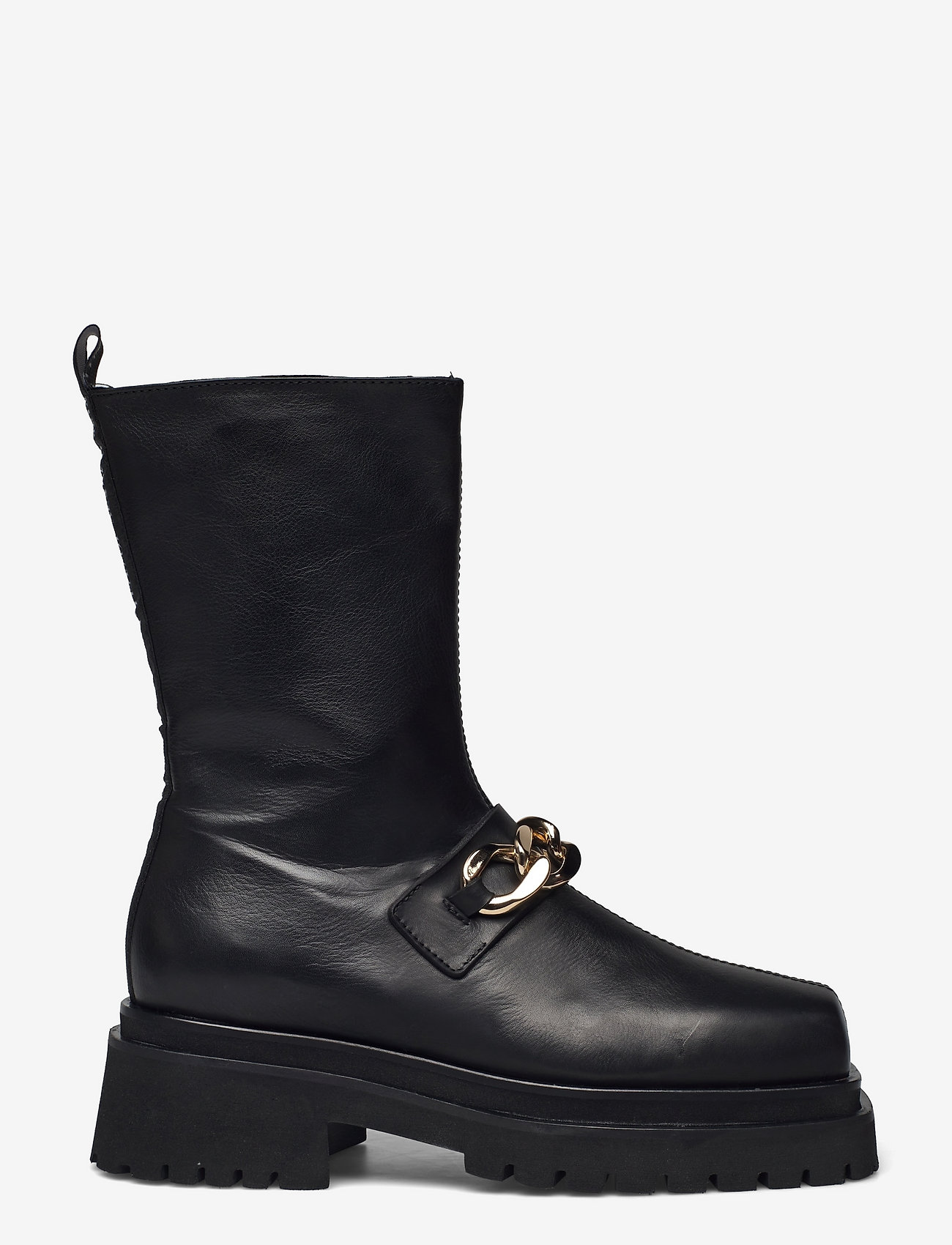 nude flat ankle boots