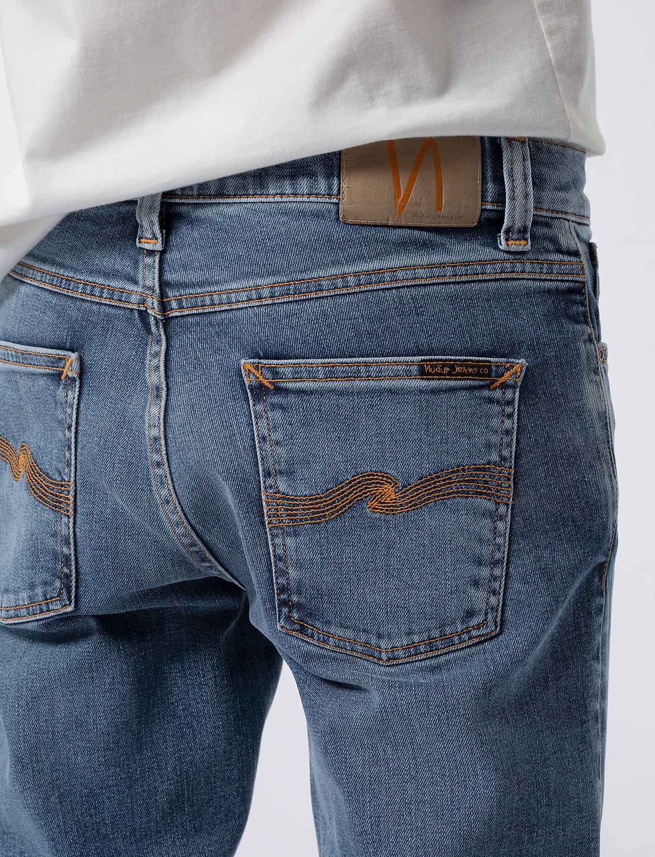 Nudie Jeans - Lean Dean - slim jeans - lost orange - 4