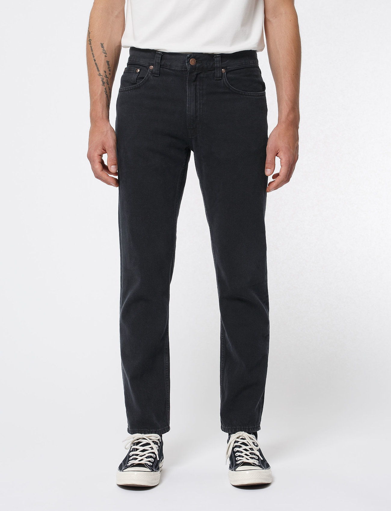 Nudie Jeans - Gritty Jackson - regular jeans - black forest - 0