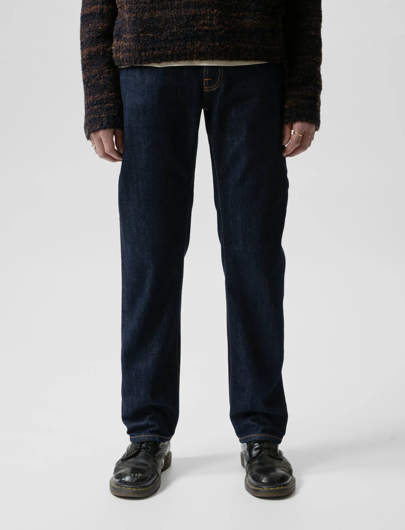 Nudie Jeans Rad Rufus Blue One Wash, W29 x 32, Navy, Jeans > Almindelige, Herre