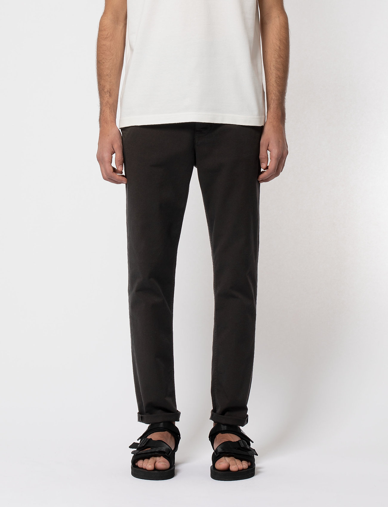 Nudie Jeans - Easy Alvin - chino's - black - 0