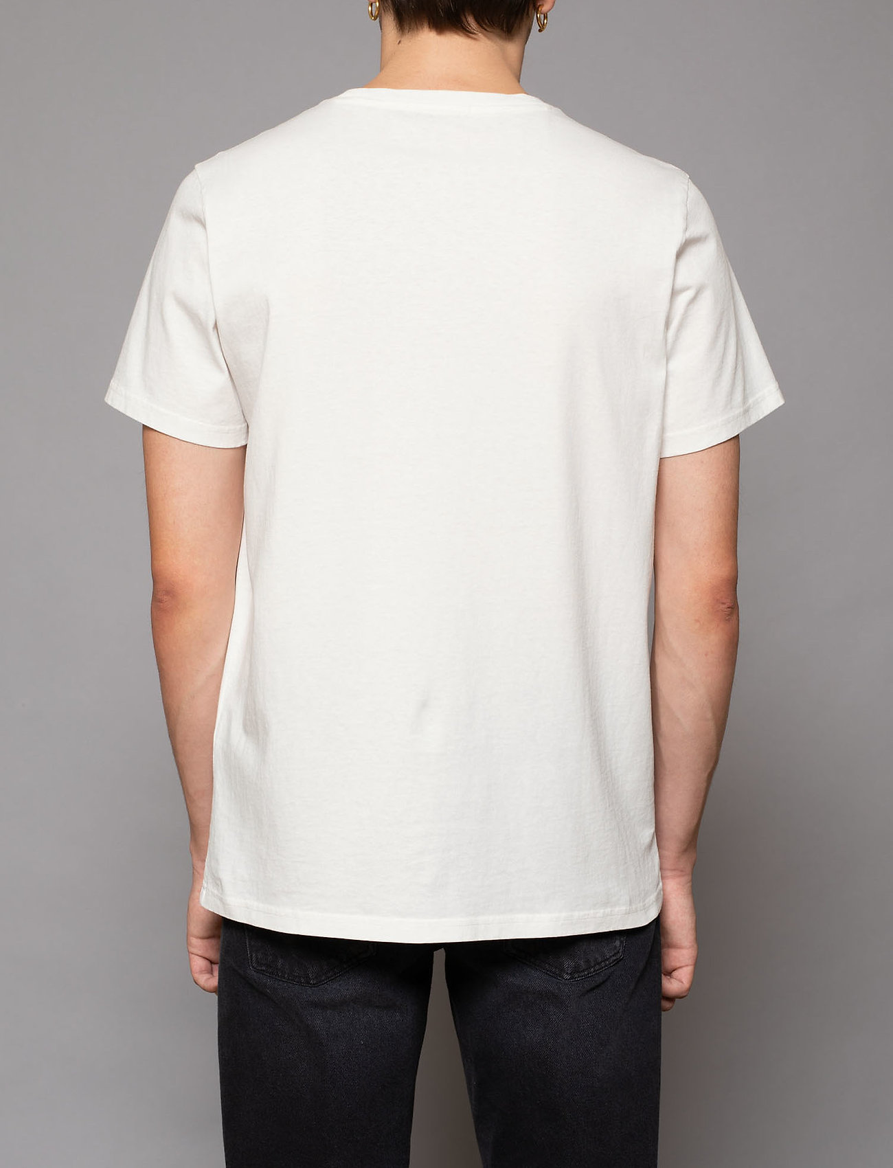 Nudie Jeans - Roy Sunset - basic t-shirts - chalk white - 4