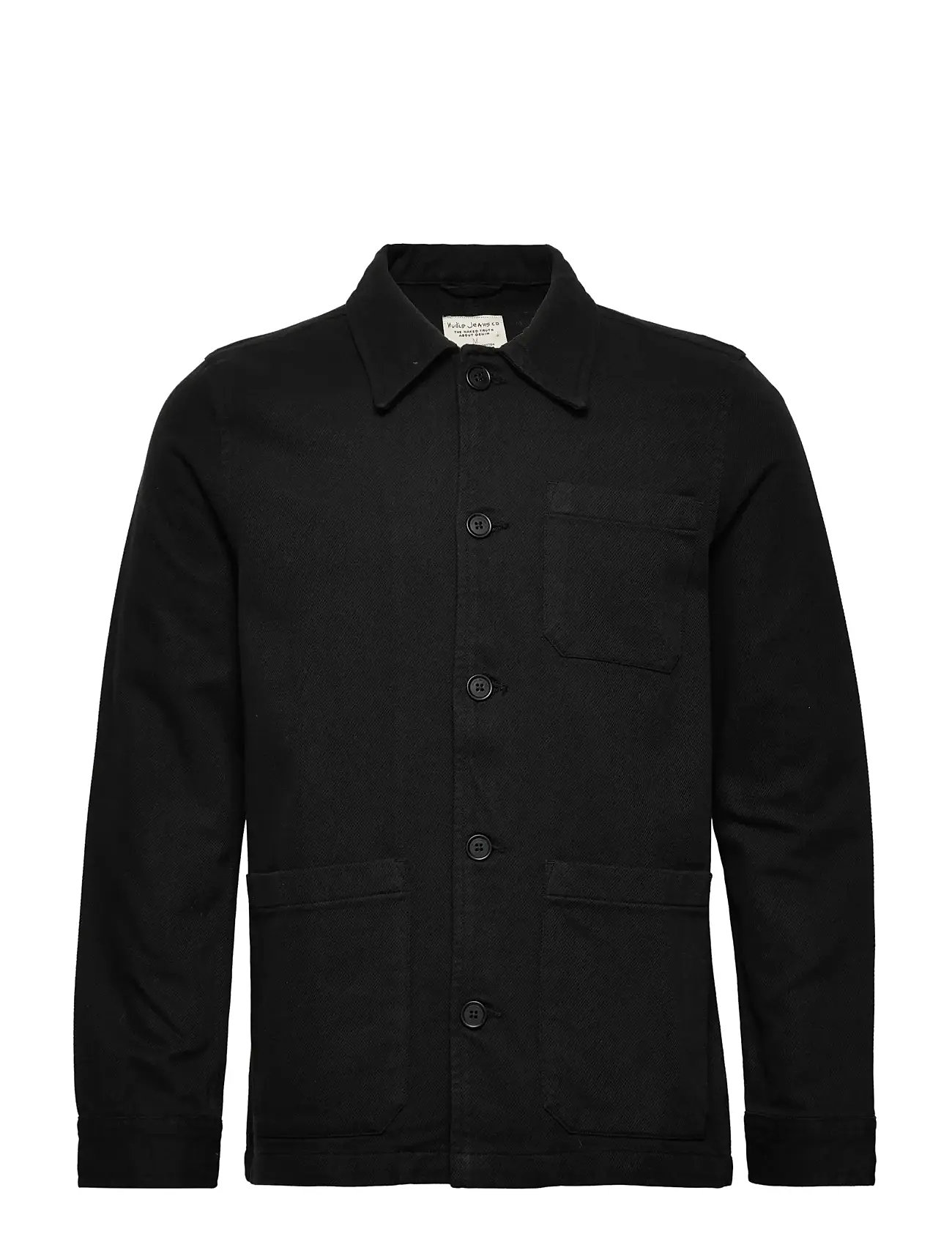 NUDIE JEANS Barney Worker Jacke Mud Schwarz - XL - Herren