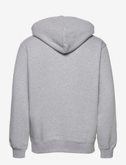 Nudie Jeans - Franke Logo Hoodie - hoodies - greymelange - 2