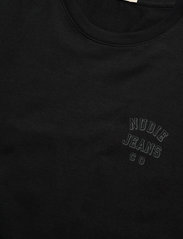Nudie Jeans - Roy Logo Tee - basic t-shirts - black - 5