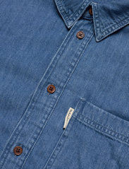 Nudie Jeans - Hebbe Humble Blue - basic overhemden - denim - 6