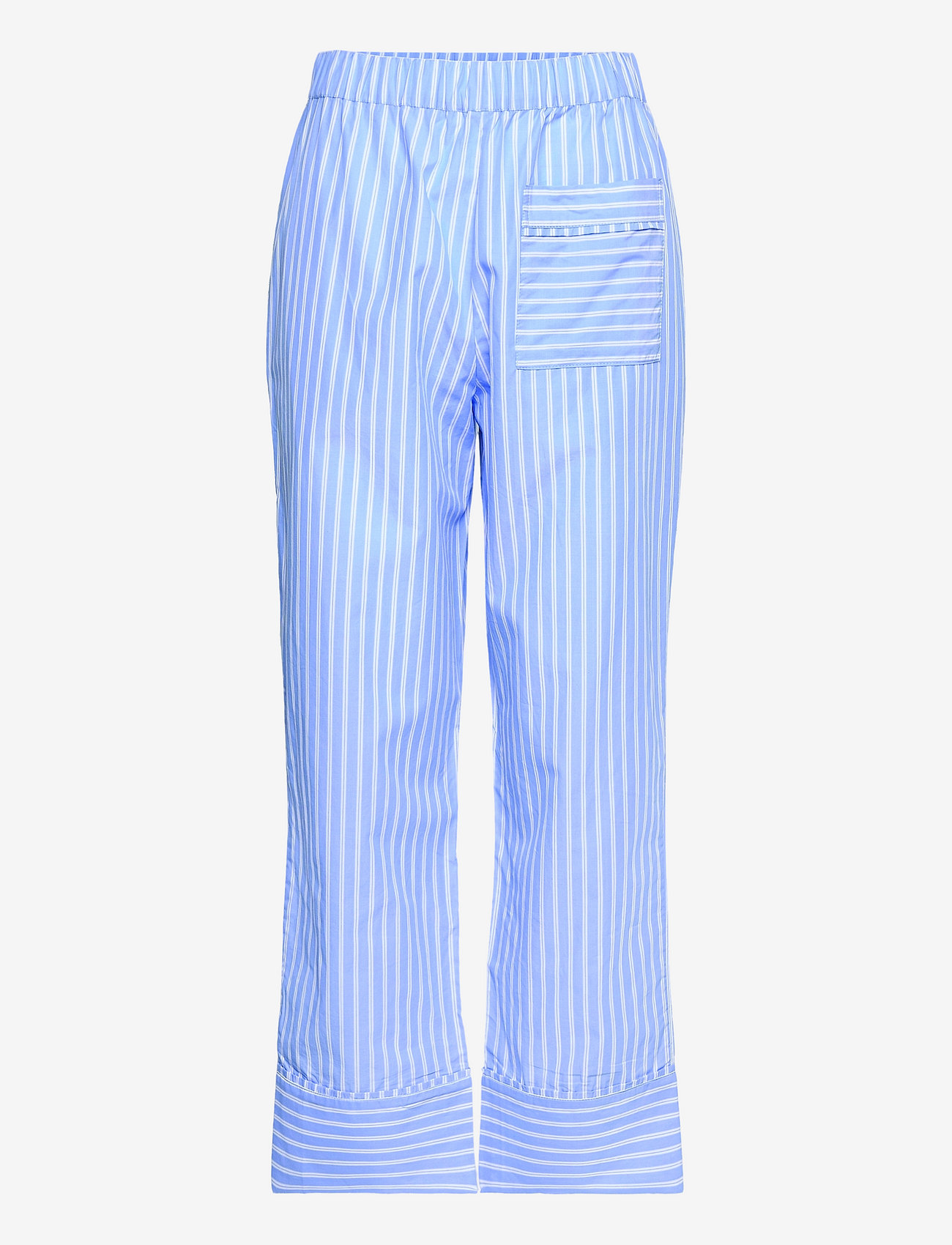 nué notes - Anker Pants - bukser med lige ben - blue stripe - 0
