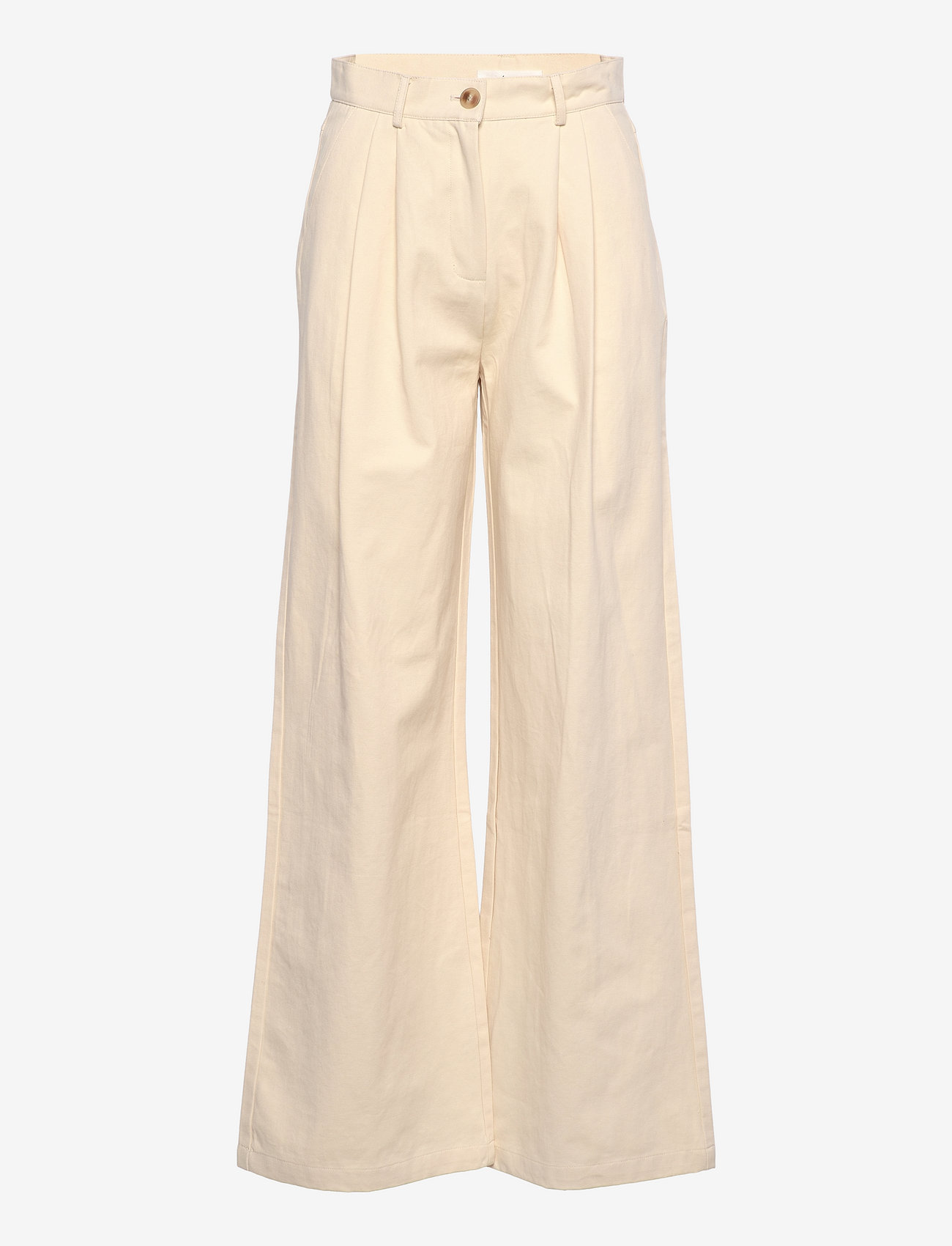 nué notes - Gosta Pants - bukser med brede ben - off white - 0