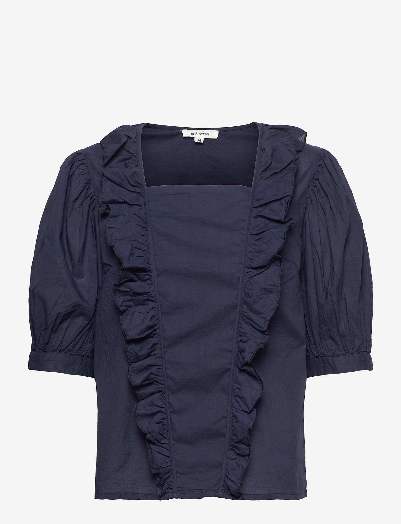 nué notes - Petrice Shirt - kortærmede bluser - navy blazer - 0