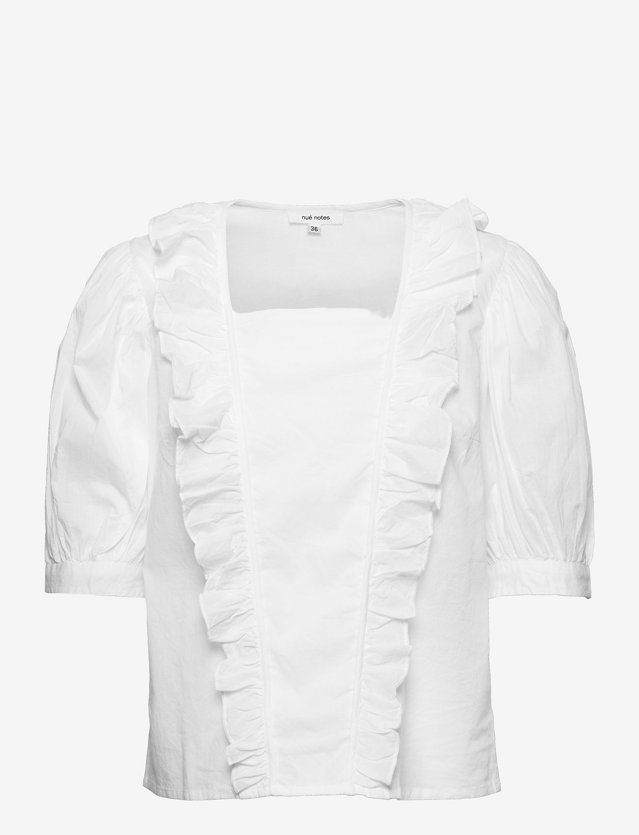 nué notes - Petrice Shirt - kortærmede bluser - white - 0