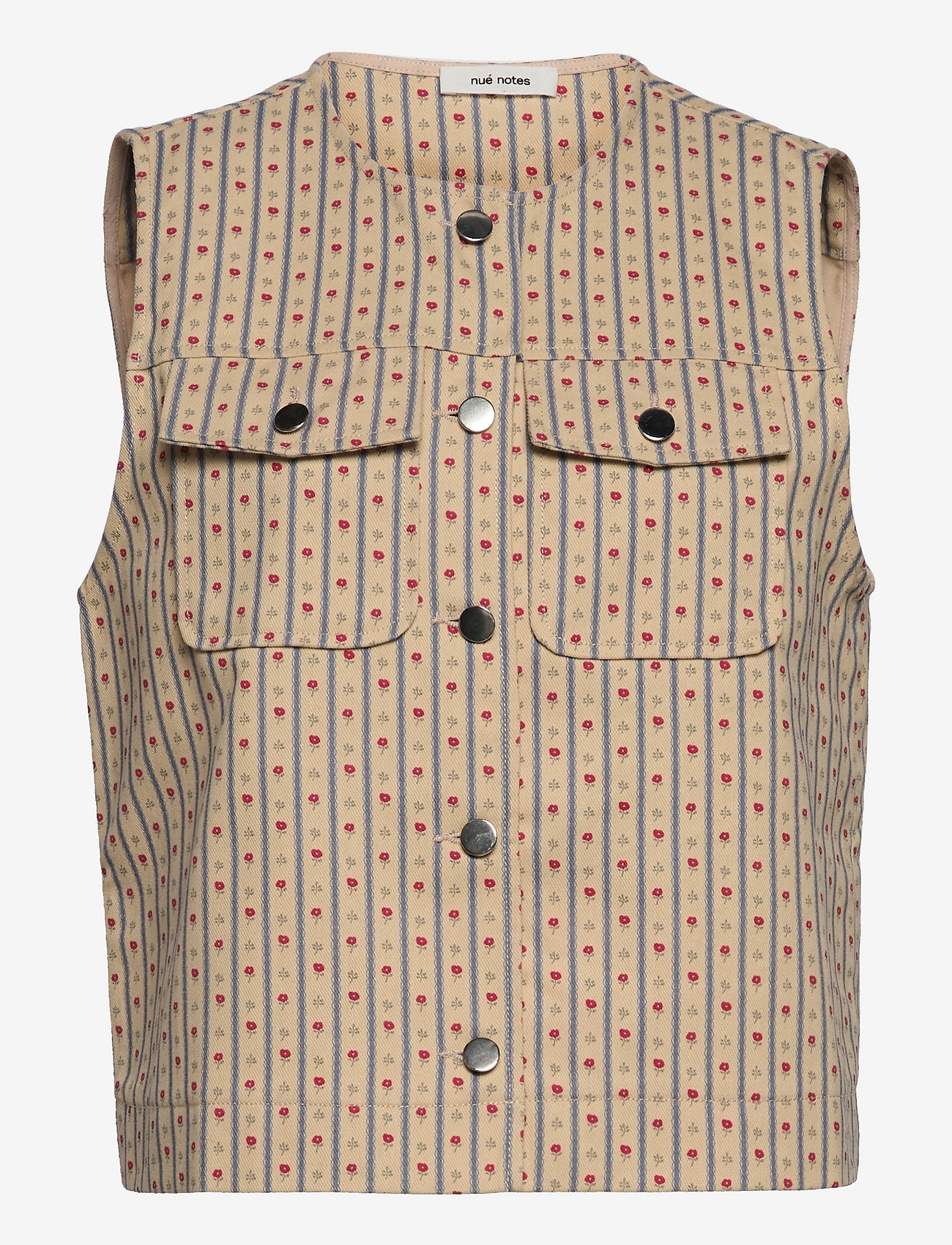 nué notes - Christopher Waistcoat - down- & padded jackets - almond oil - 0